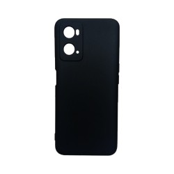 Capa de Silicone para Oppo A96 Preto Capa de Silicone para Oppo A96 Preto